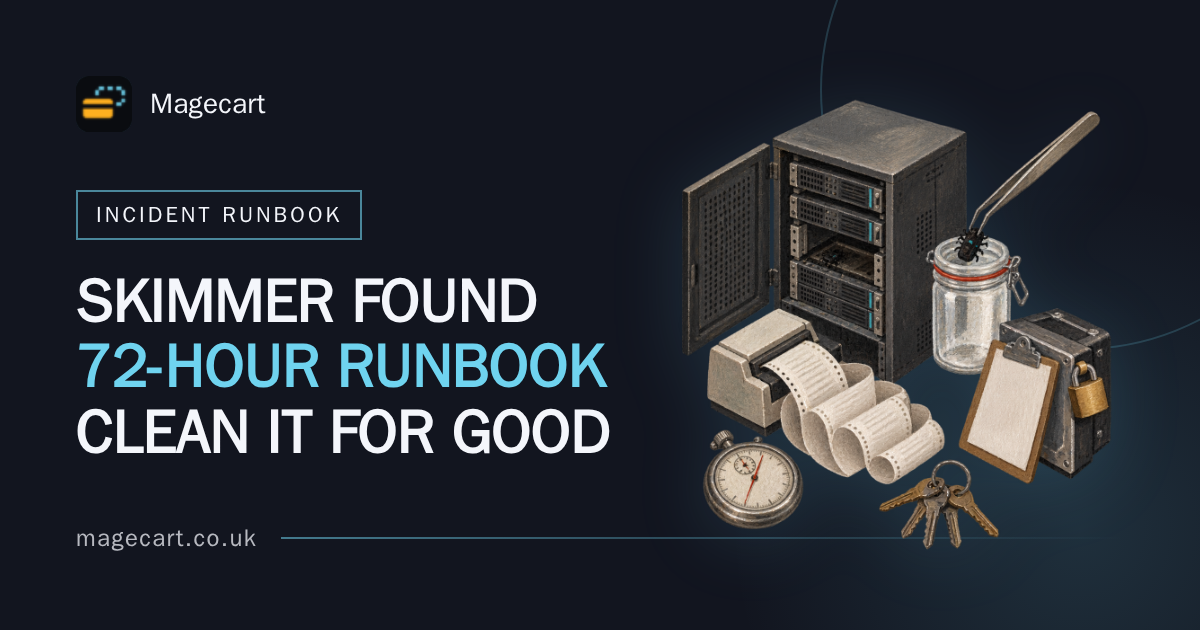 How to Remove a Magecart Skimmer in 72 Hours